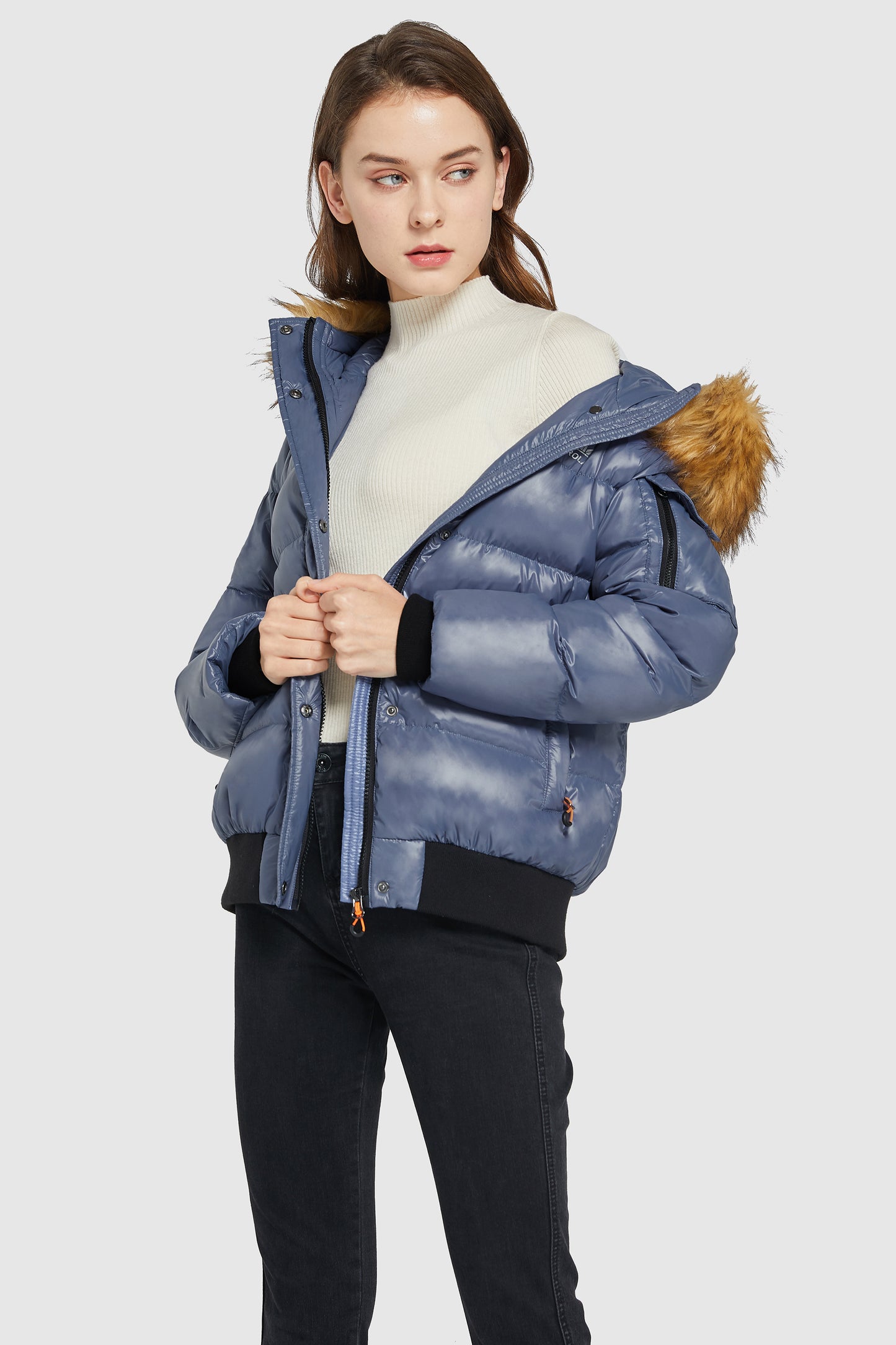 Thickened Winter Shiny Puffer Jacket