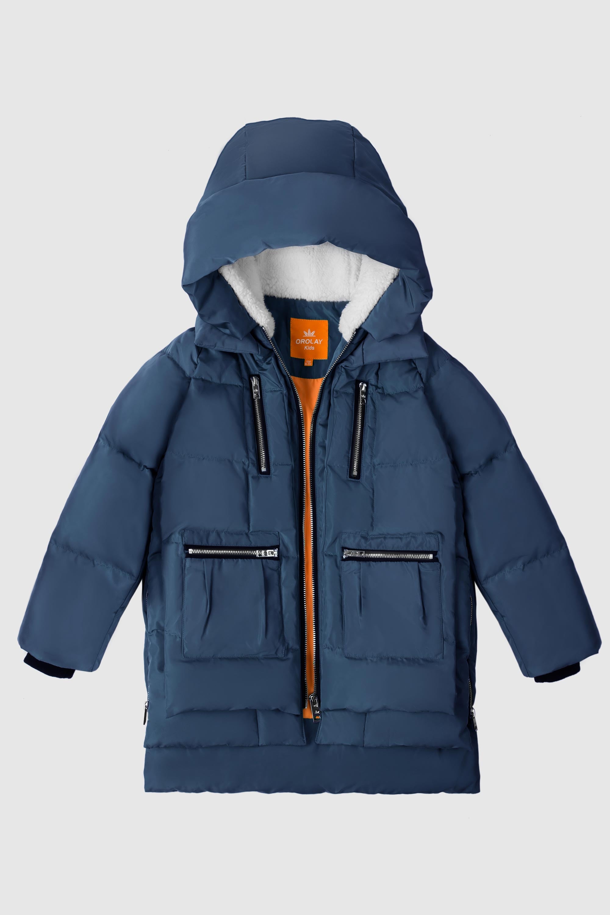 Children Thickened Hooded Down Coat